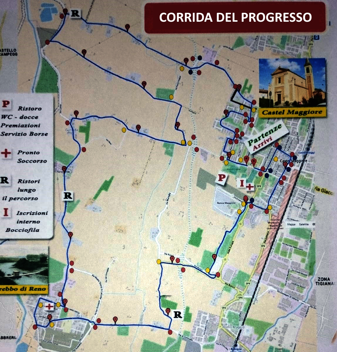 PERCORSO CORRIDA