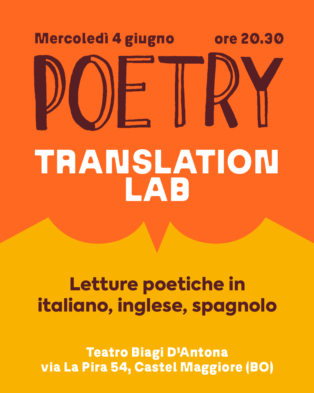 Locandina descrittiva dell'evento