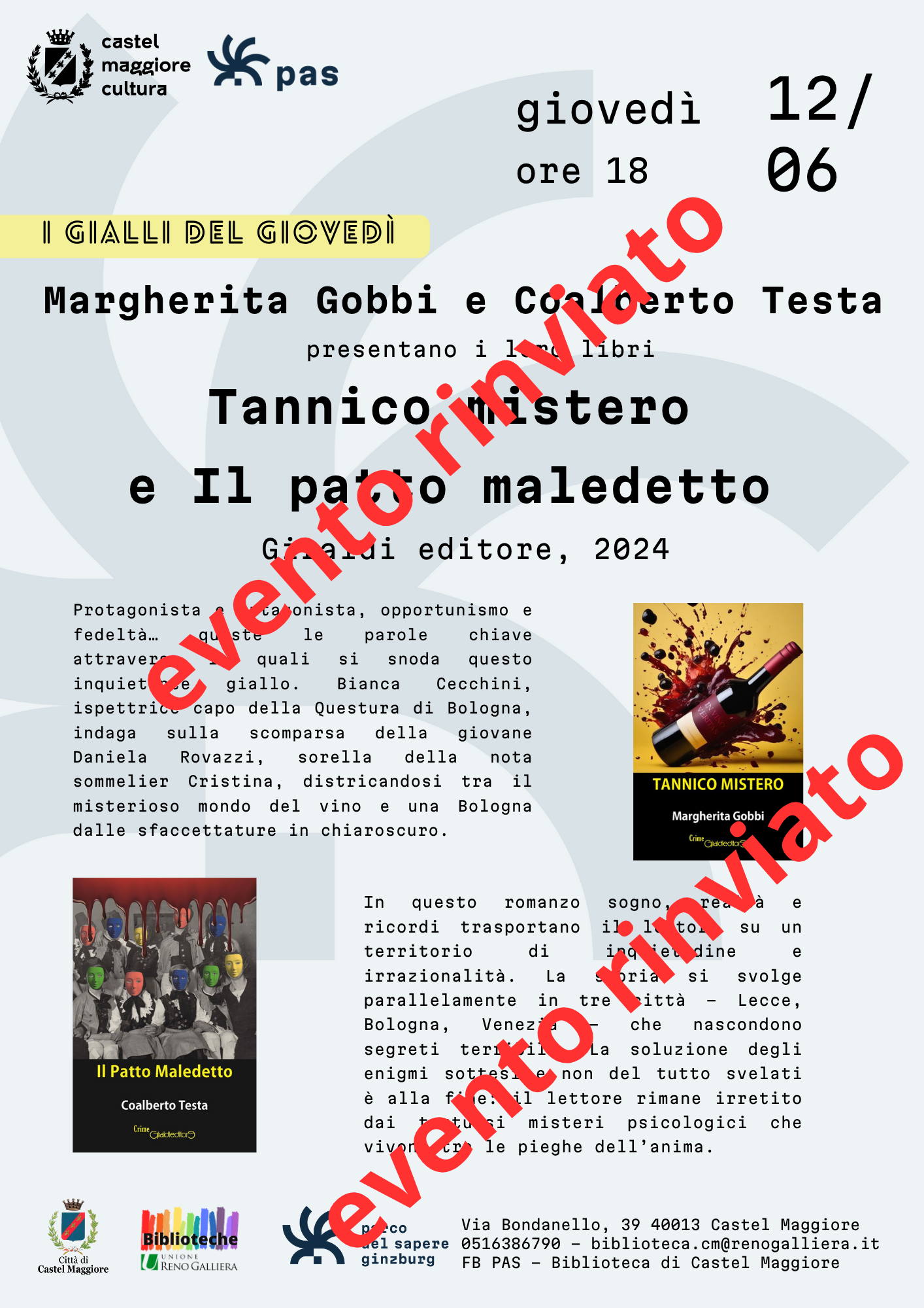 Locandina descrittiva dell'evento