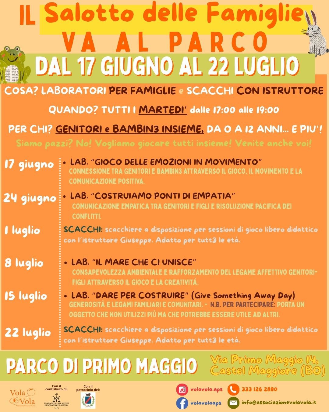 Locandina descrittiva dell'evento