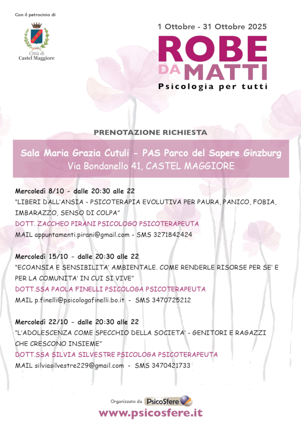 Locandina descrittiva dell'evento