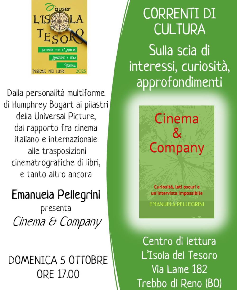 Locandina descrittiva dell'evento