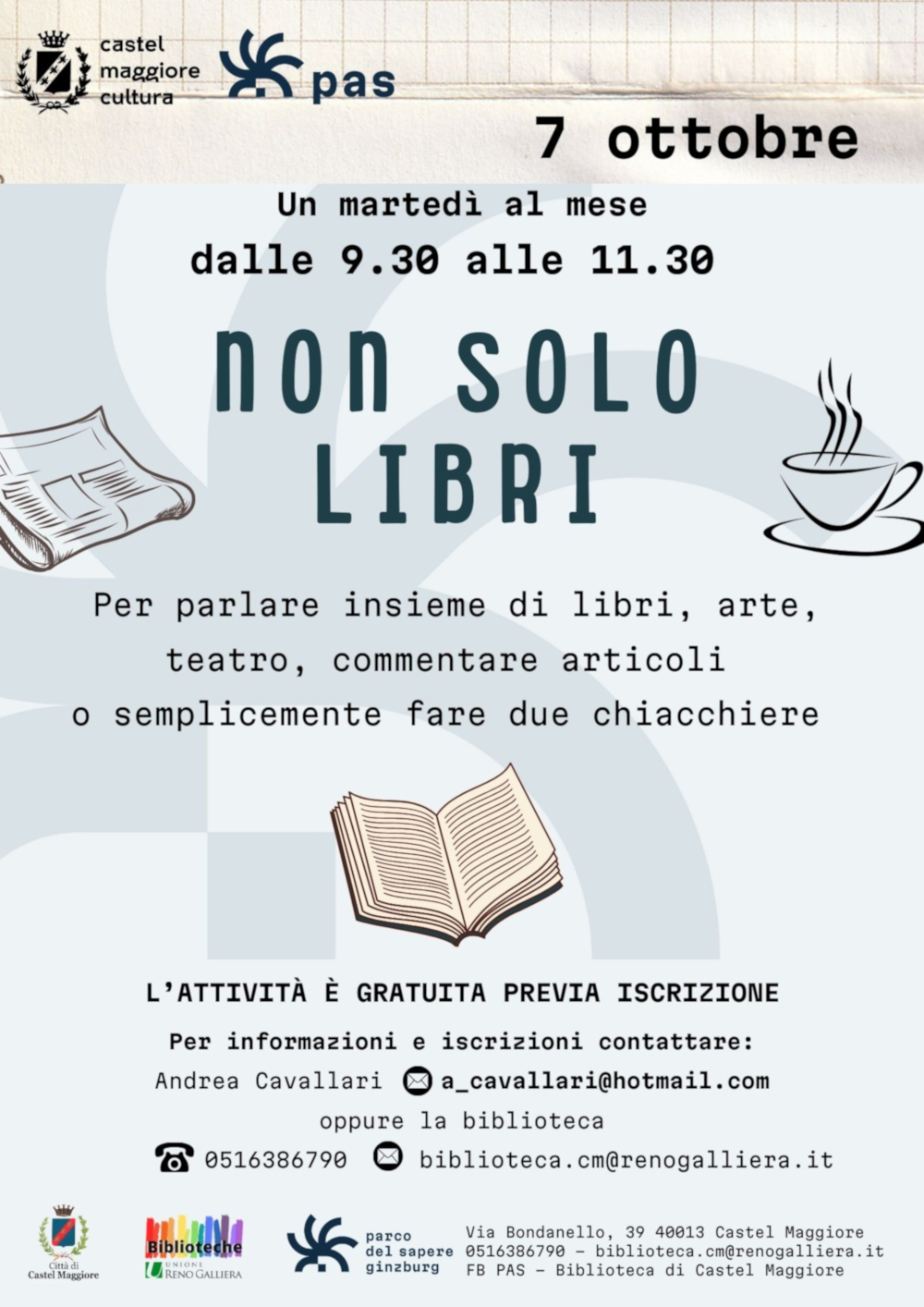 Locandina descrittiva dell'evento