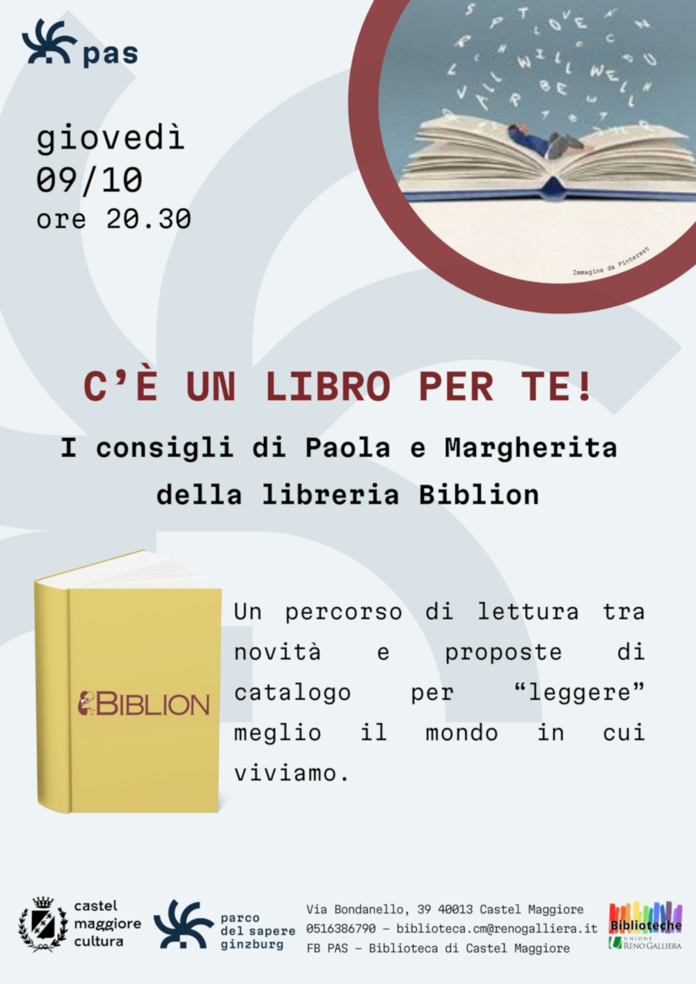 Locandina descrittiva dell'evento