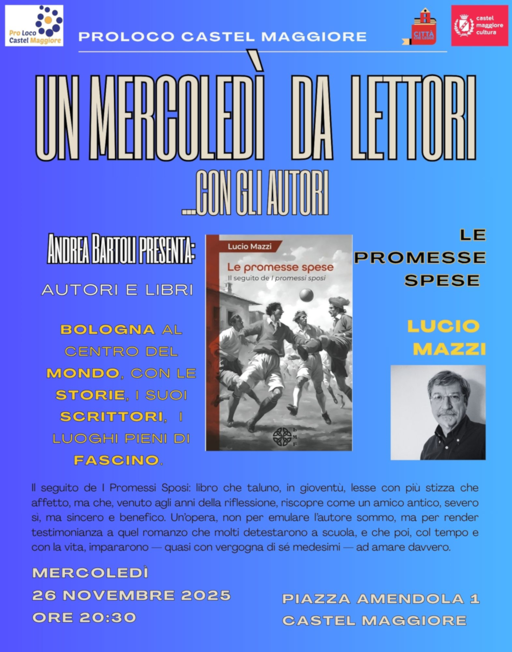 Locandina descrittiva dell'evento