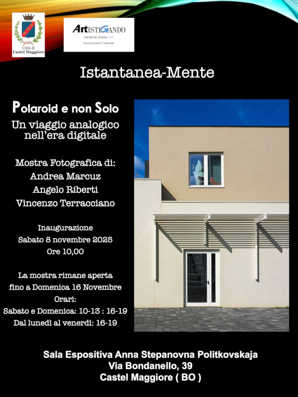 Locandina descrittiva dell'evento