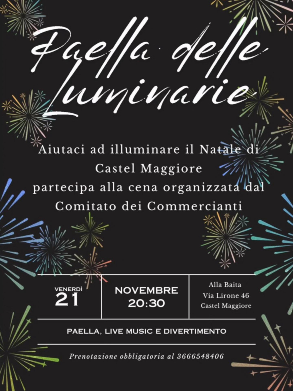 Locandina descrittiva dell'evento