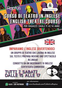 Corso teatro in inglese Raptus 2020-2021