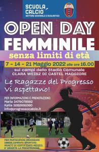 Open day calcio femminile