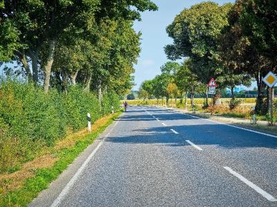 Fossi lungo le strade foto 