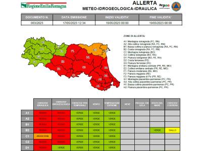 Allerta Rossa giovedì 18 maggio foto 