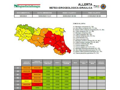 Allerta Rossa sabato 20 maggio foto 