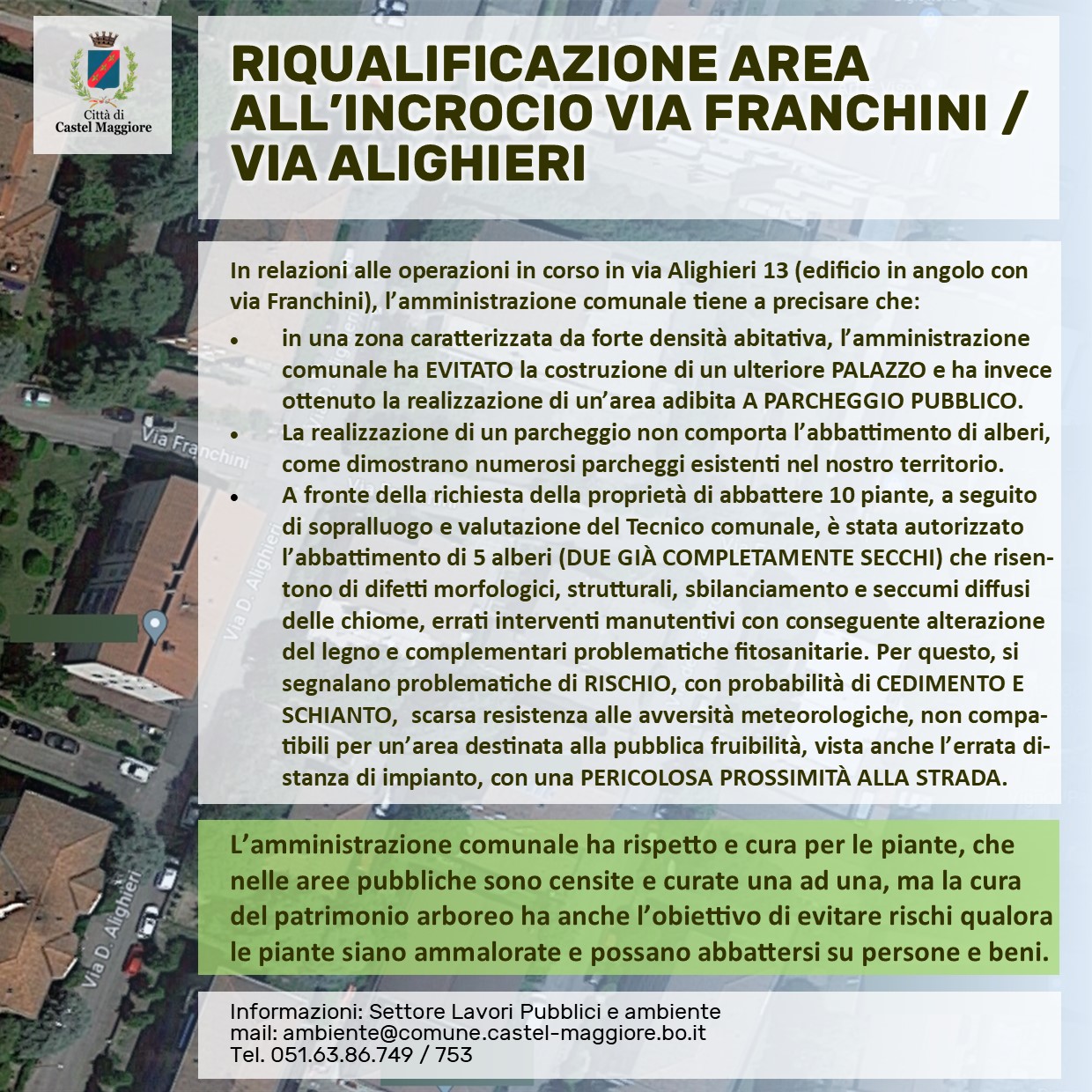 Riqualificazione area via Alighieri 13