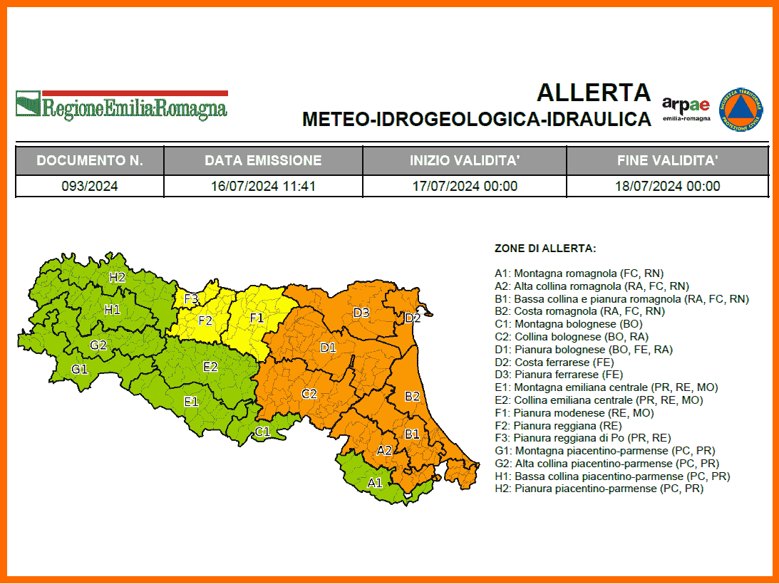 Allerta meteo