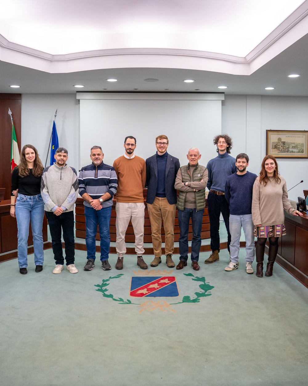 Il sindaco di Ingré in visita 