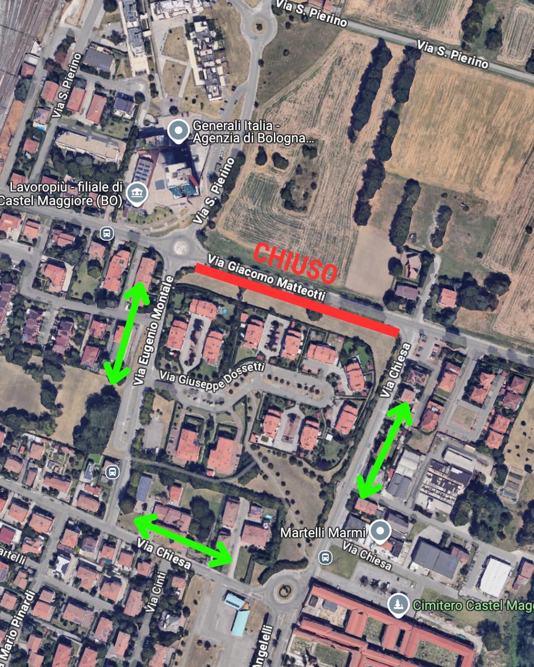 Proseguono i lavori in via Matteotti