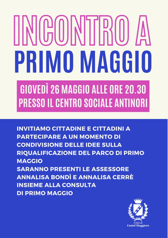 Incontro a Primo Maggio locandina